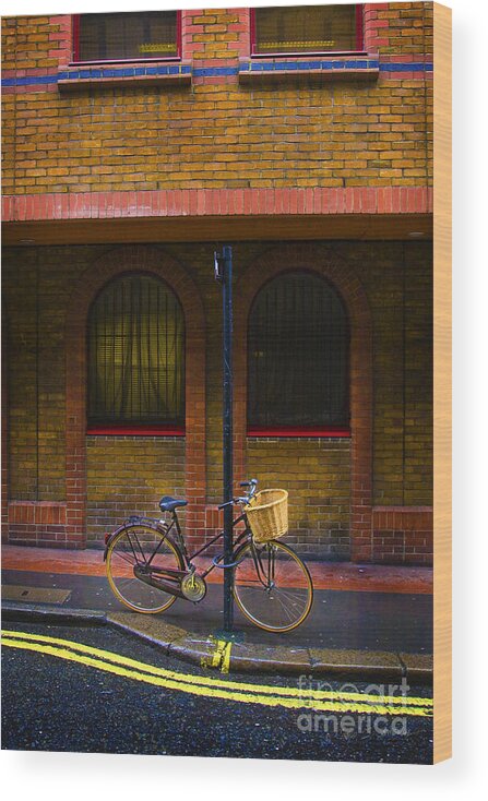 Bikes Wood Print featuring the photograph London Bicycle by Craig J Satterlee