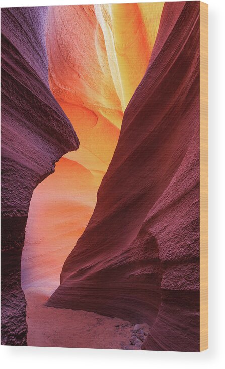 Lower Antelope Canyon Wood Print featuring the photograph Lower Antelope Canyon by Wasatch Light