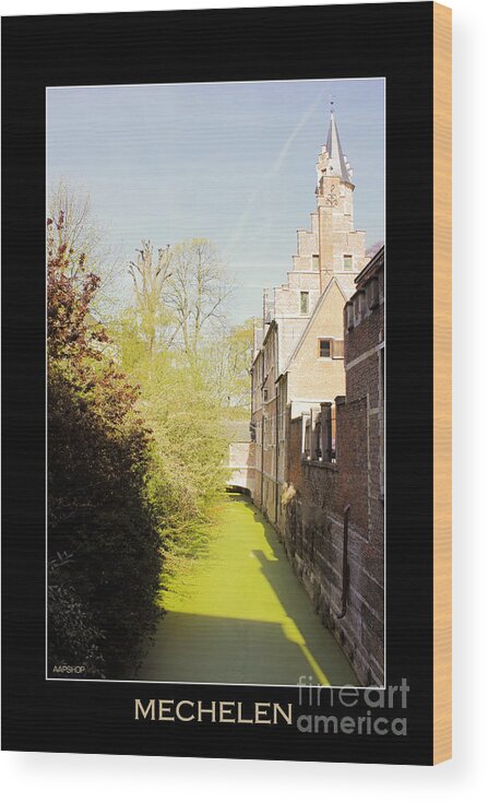  Wood Print featuring the photograph Mechelen by Heidi De Leeuw