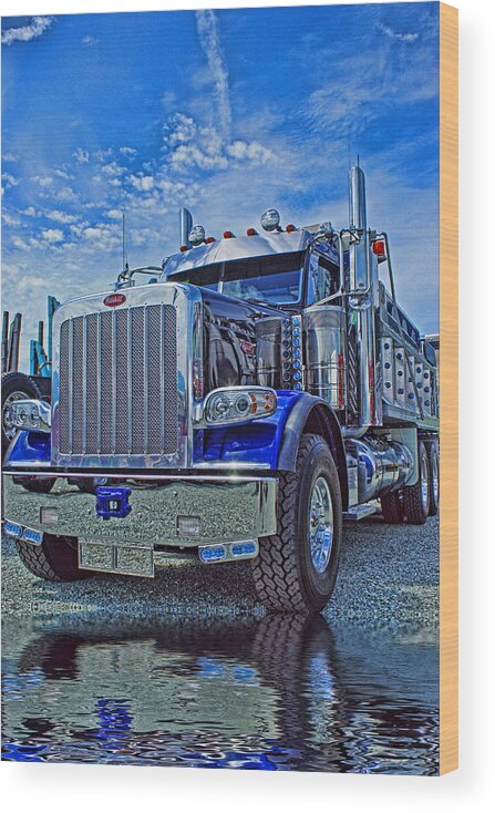 Trucks Wood Print featuring the photograph Midnight Blue by Randy Harris