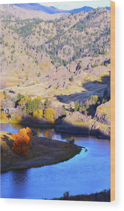  Wood Print featuring the photograph Missouri River by Brian O'Kelly