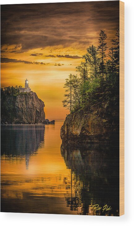  Wood Print featuring the photograph Morning Glow against the Light by Rikk Flohr