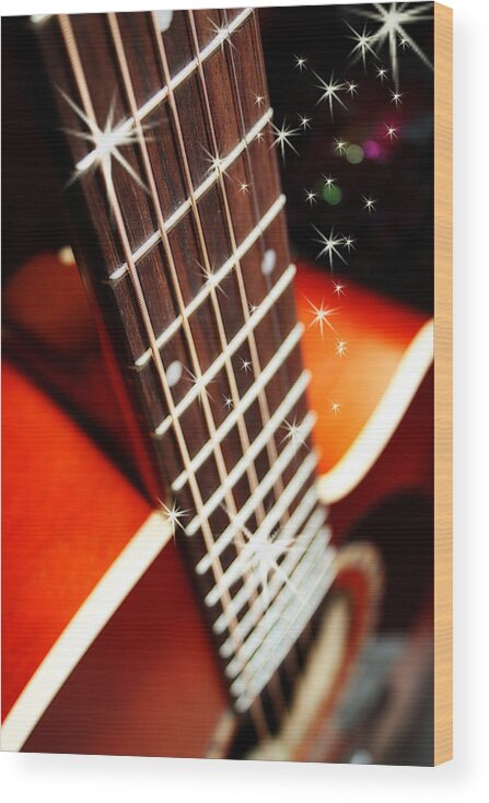 Music Wood Print featuring the photograph Music Magic by Cathy Beharriell