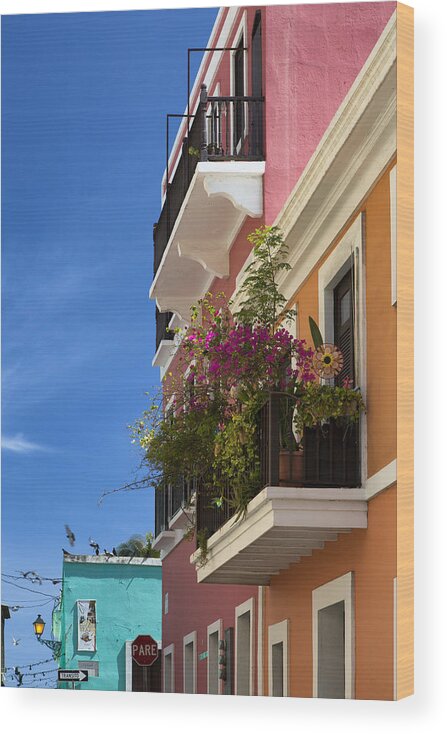 Puerto Rico Wood Print featuring the photograph Old San Juan by Patrick Downey