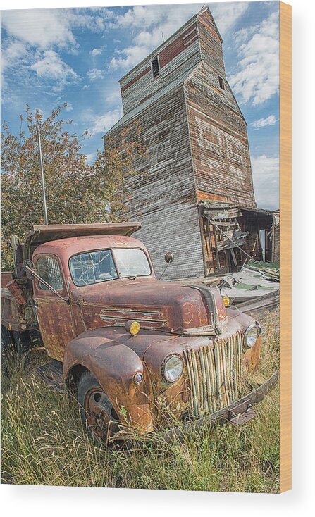 Ford Wood Print featuring the photograph Old Truck by Craig Leaper