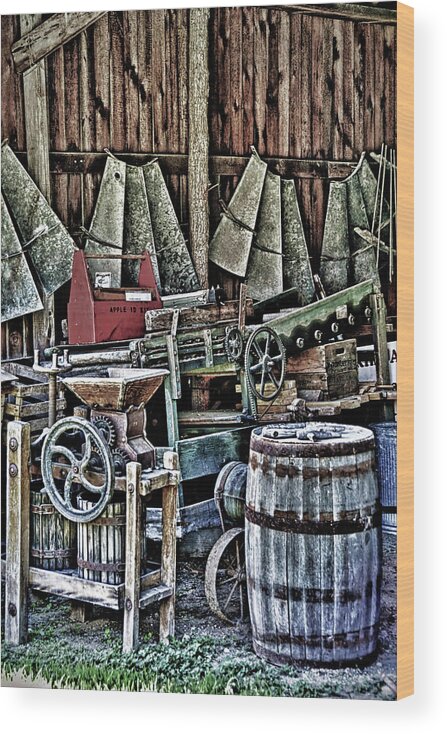 Barn Wood Print featuring the photograph Peek Inside the Barn by Pat Cook