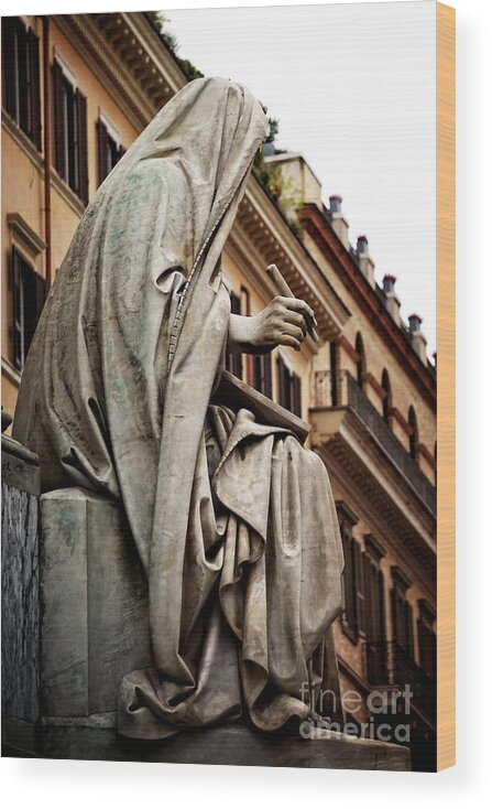 Prophet Isaiah Wood Print featuring the photograph Prophet Isaiah by Revelli by HD Connelly