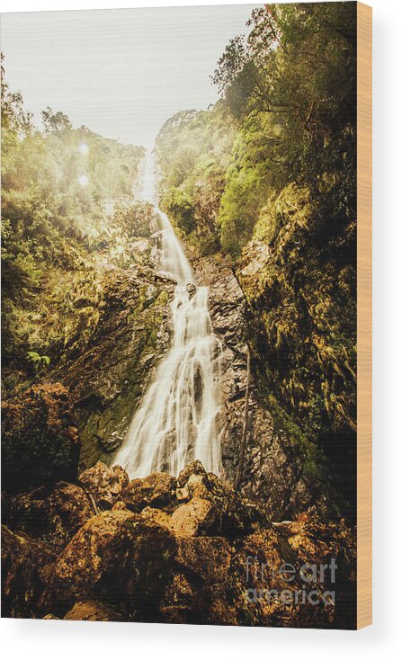 Scenic Wood Print featuring the photograph River Rush by Jorgo Photography
