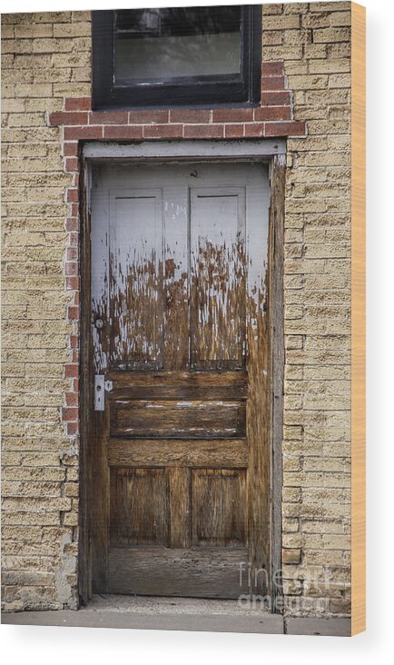 Door Wood Print featuring the photograph Rustic Door by Richard Lynch