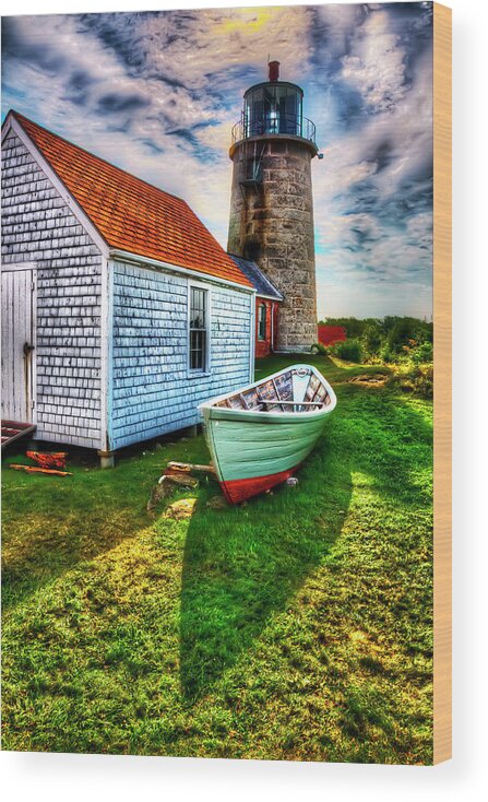 Rescue Boat Wood Print featuring the photograph Safety in Numbers by Jeff Cooper