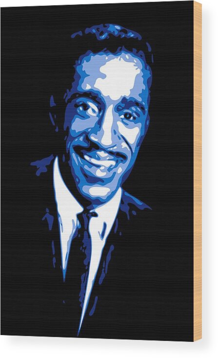 Sammy Davis Jr. Wood Print featuring the digital art Sammy Davis by DB Artist