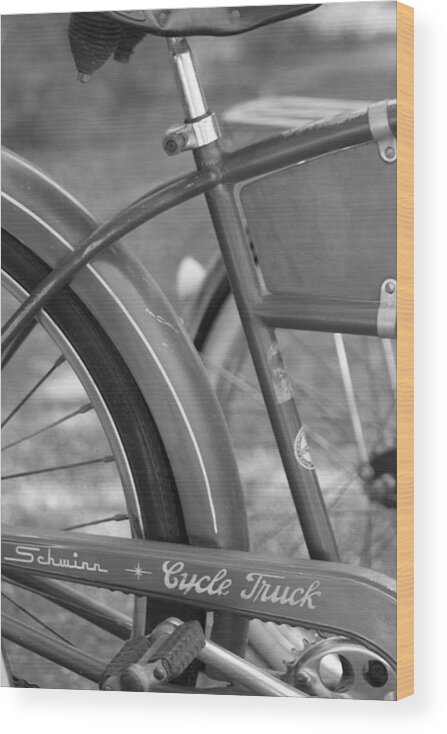 Schwinn Wood Print featuring the photograph Schwinn Cycle Truck by Lauri Novak
