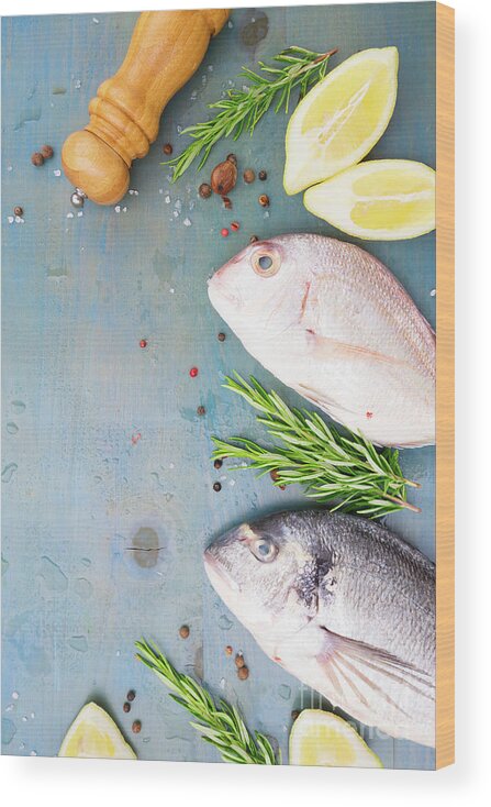 Fish Wood Print featuring the photograph Sea Fish by Anastasy Yarmolovich