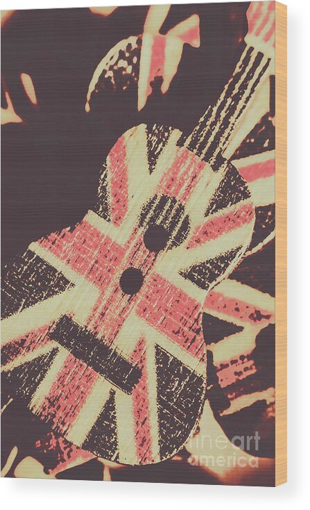 Britpop Wood Print featuring the photograph Second British Invasion by Jorgo Photography