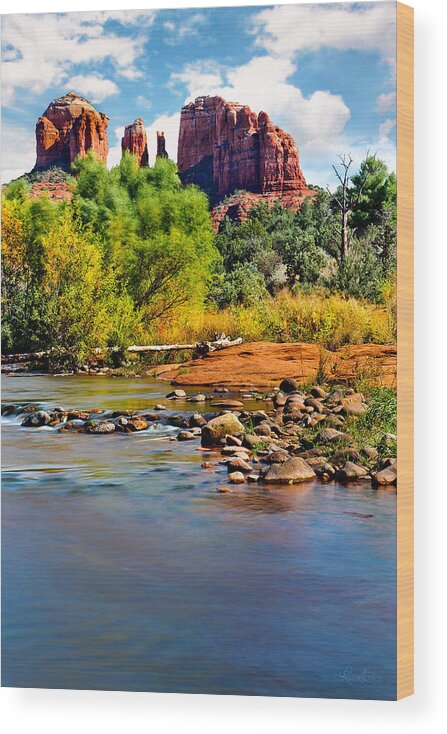 Arizona Wood Print featuring the photograph Sedona Solitude by Renee Sullivan