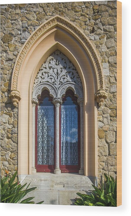 Sintra Wood Print featuring the photograph Sintra Window by Carlos Caetano