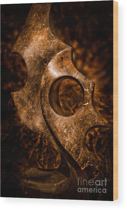 Art Wood Print featuring the photograph Spirits From Within by Venetta Archer