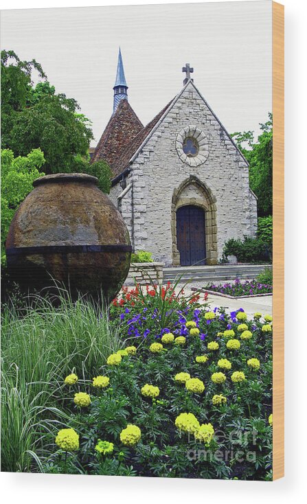 Usa Wood Print featuring the photograph Marquette St. Joan of Arc Chapel by Nieves Nitta