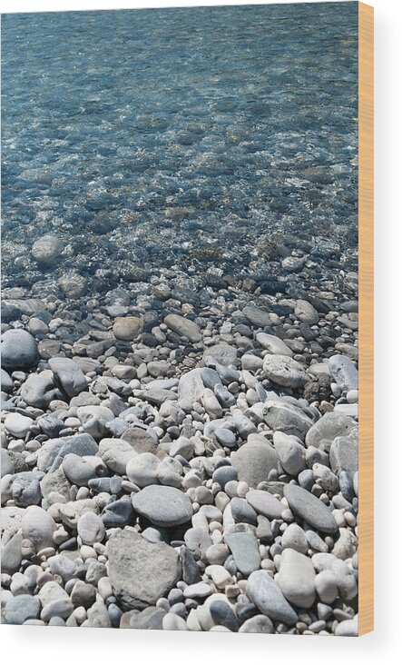 Nature Wood Print featuring the photograph Stepping into water by Helga Novelli