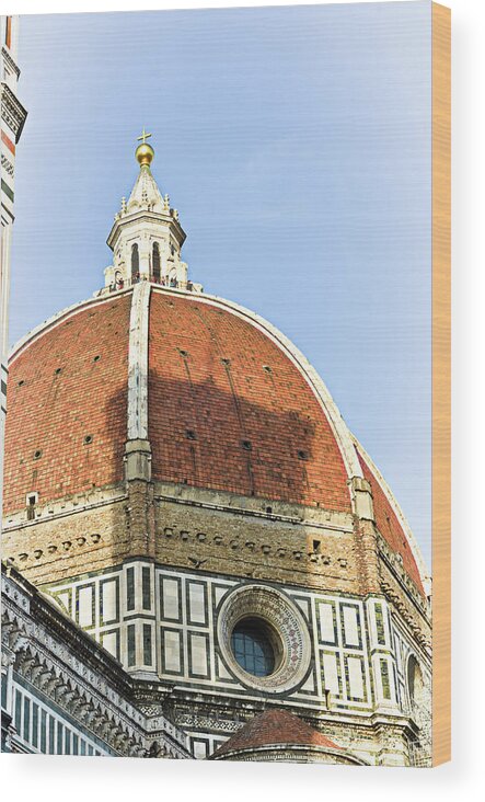 Florence Wood Print featuring the photograph The Dome of Florence by La Dolce Vita