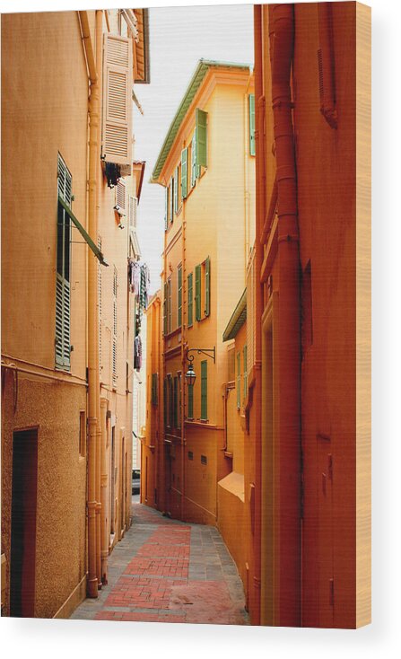 Photgrahy Wood Print featuring the photograph The Streets of Venice by Greg Sharpe