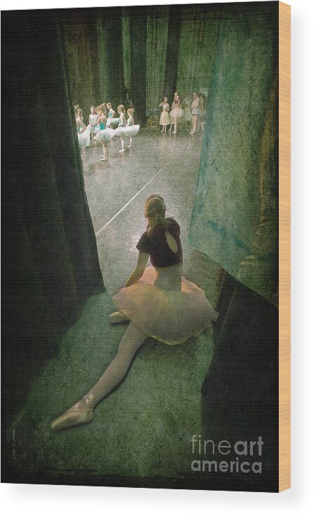 Tiny Wood Print featuring the photograph Tiny Ballerina by Craig J Satterlee