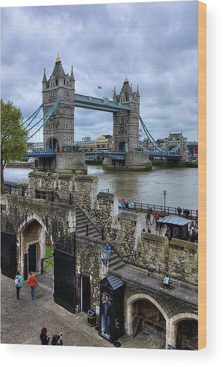 Tower Bridge Wood Print featuring the photograph Tower Bridge by Rebekah Zivicki