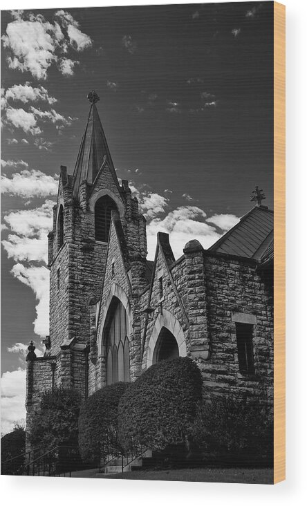 Church Wood Print featuring the photograph Trinity Church by Mick Burkey