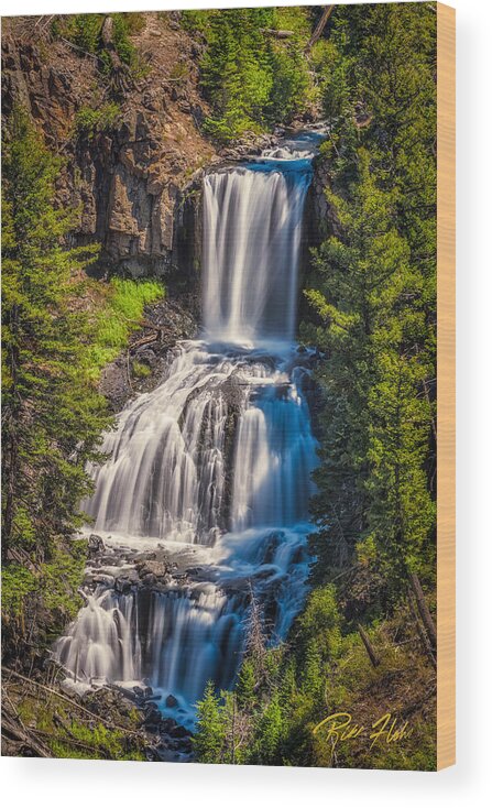 Flowing Wood Print featuring the photograph Undine Falls by Rikk Flohr