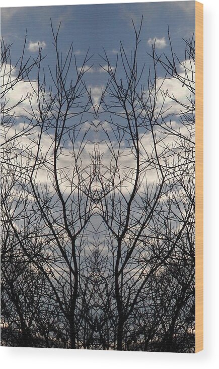 Nature Wood Print featuring the photograph Welcome by Marilynne Bull