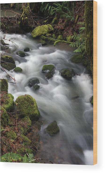 Nature Wood Print featuring the photograph Wilson Creek #15 by Ben Upham III