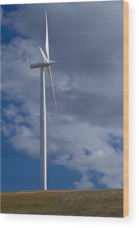  Wood Print featuring the photograph Wind Power 11 by Todd Kreuter