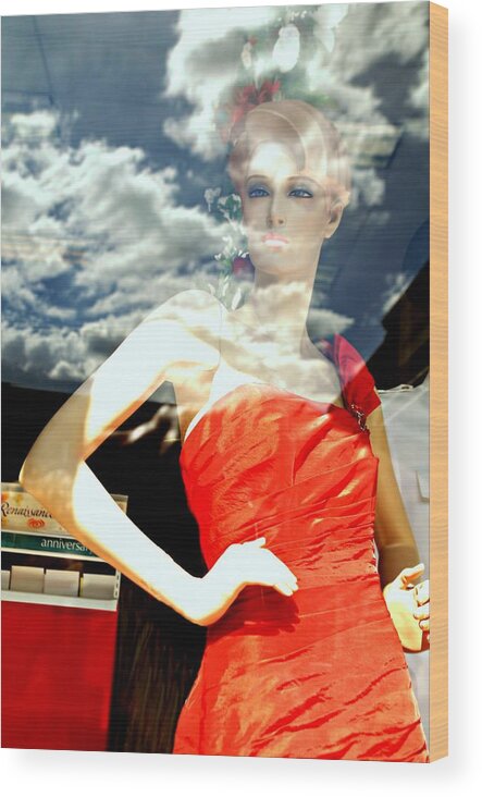 Mannequin Wood Print featuring the photograph Window Shopping by Diana Angstadt