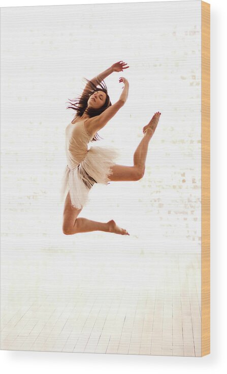 Ballet Dancer Wood Print featuring the photograph Ballet Dancer #1 by Phil Payne Photography
