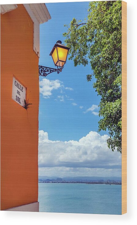 Estock Wood Print featuring the digital art Old San Juan, Puerto Rico #1 by Lumiere
