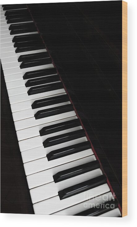 Piano Wood Print featuring the photograph The Piano by Jelena Jovanovic