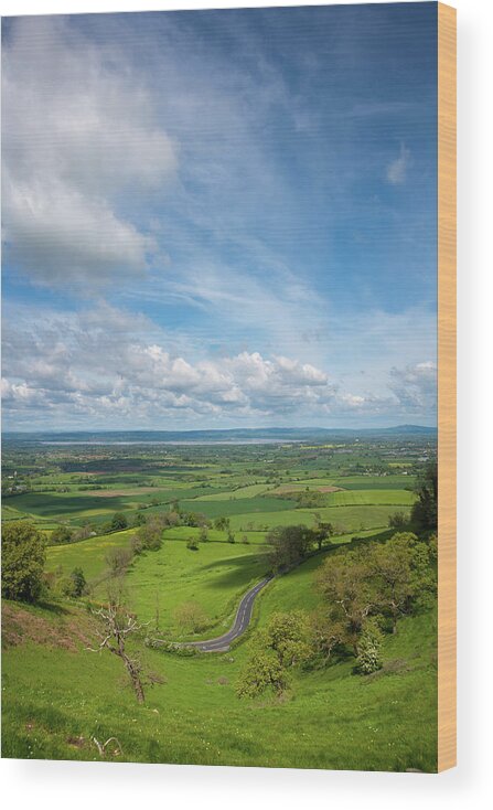 Areas Wood Print featuring the photograph Scenic Cotswolds - Coaley Peak #1 by Seeables Visual Arts