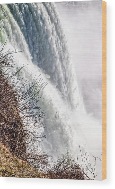  #niagarafalls #ontario #canada #waterfalls #enjoycanada #niagaracanada #niagarafallsontario #fantastic_earth #love #earthpix #horseshoefalls #americanfalls #ilovenewyork #hdr #hdrphotography #hdrfreak #hdrphoto #highdynamicrange #skylum #aurorahdr2019 #wanderlust #travel #travelphotography #7wondersoftheworld #niagarariver Wood Print featuring the photograph The mighty Niagara Falls #1 by Jim Lepard