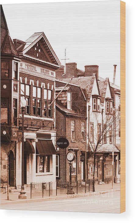 Westchester Wood Print featuring the photograph West Chester by Judy Wolinsky