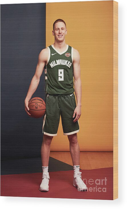 Donte Divencenzo Wood Print featuring the photograph 2018 Nba Rookie Photo Shoot by Jennifer Pottheiser
