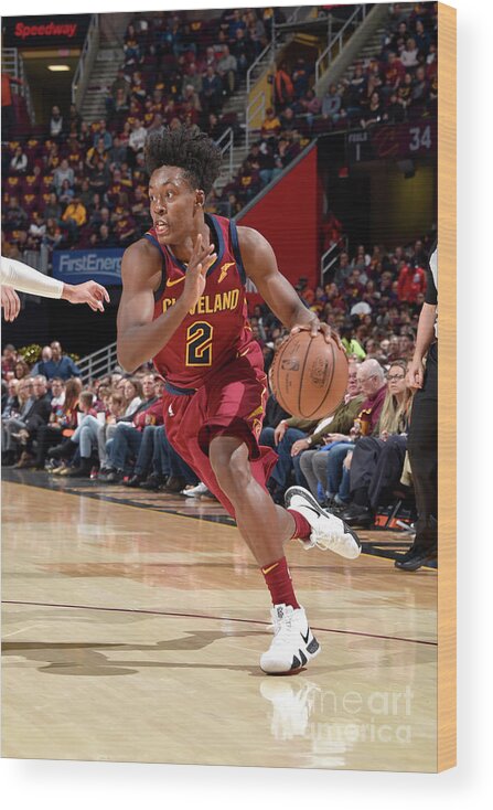Nba Pro Basketball Wood Print featuring the photograph Atlanta Hawks V Cleveland Cavaliers by David Liam Kyle