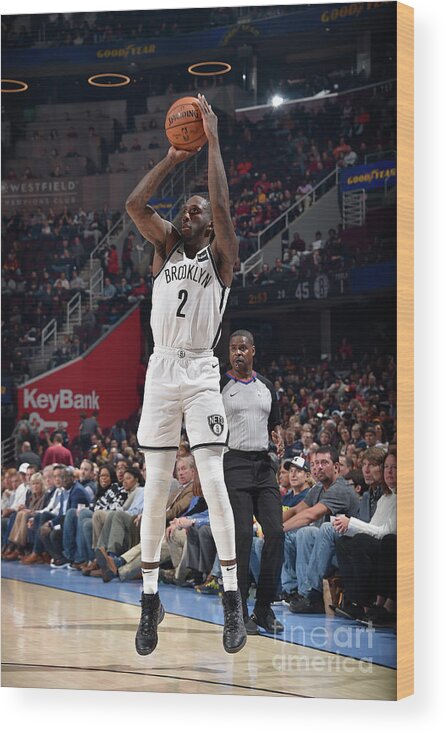Taurean Prince Wood Print featuring the photograph Brooklyn Nets V Cleveland Cavaliers #18 by David Liam Kyle