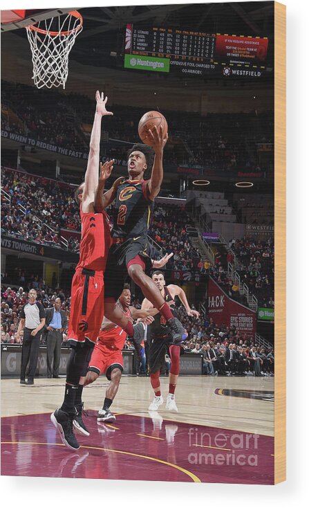 Collin Sexton Wood Print featuring the photograph Toronto Raptors V Cleveland Cavaliers #18 by David Liam Kyle