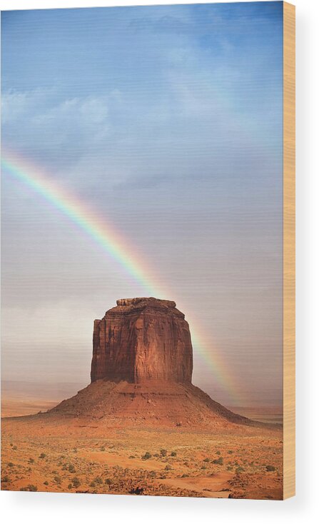 Geology Wood Print featuring the photograph Monument Valley Tribal Park #2 by Pgiam