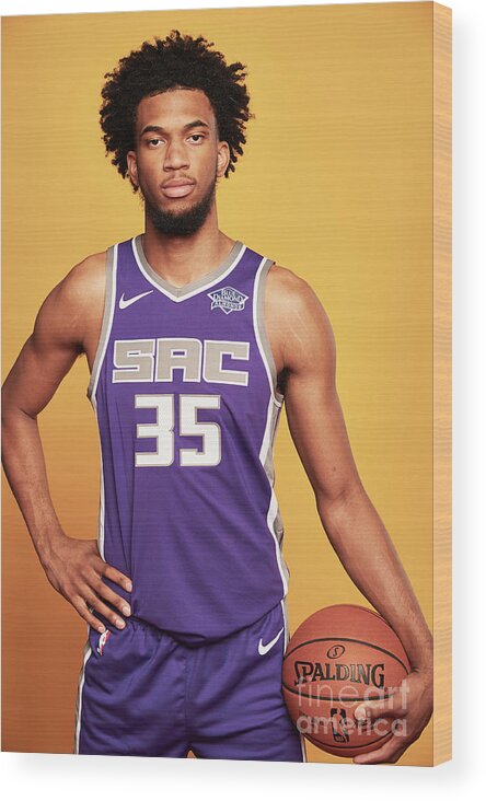 Marvin Bagley Iii Wood Print featuring the photograph 2018 Nba Rookie Photo Shoot by Jennifer Pottheiser