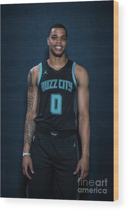 Nba Pro Basketball Wood Print featuring the photograph 2019 Nba All-star Portraits by Michael J. Lebrecht Ii