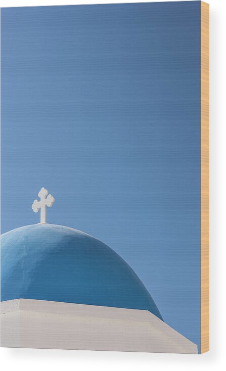 Tranquility Wood Print featuring the photograph Santorini Greece #7 by Neil Emmerson