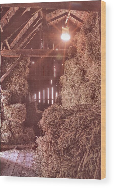American Wood Print featuring the photograph Abington Hay Loft by Dressage Design