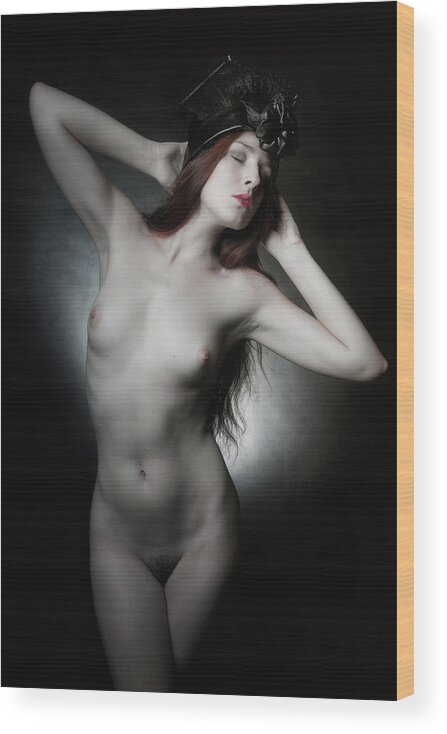 Poland Wood Print featuring the photograph Annette by Jacek Poprawski