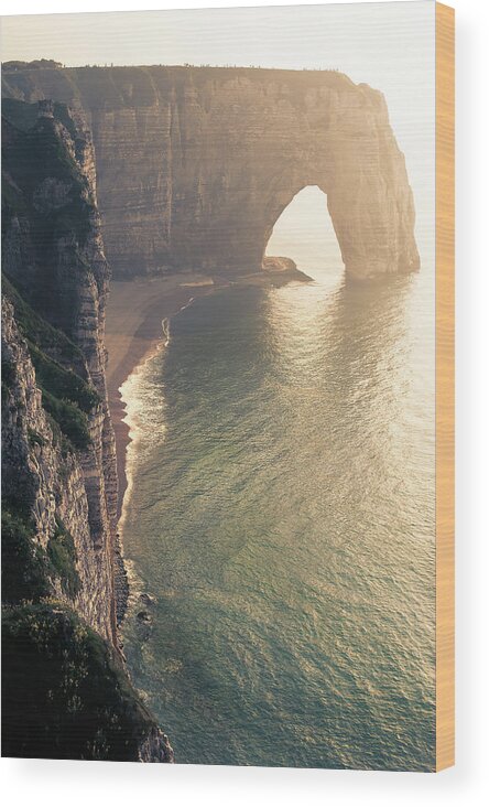 Water's Edge Wood Print featuring the photograph Arch by © Philippe Lejeanvre